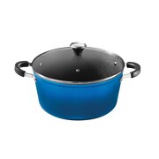 THE ROCK BY STARFRIT The Rock One Pot 7.2-Qt. Stock Pot with Vented Lid 030364-002-BLUE